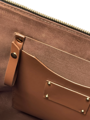TwilightVine Leather Tote Bag