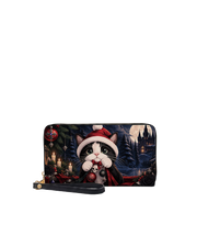 Gothic Purr Long Zip Wallet