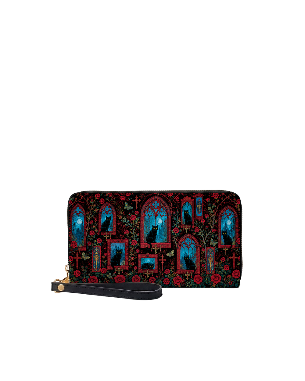 Vitrailnoir  Long Zip Wallet