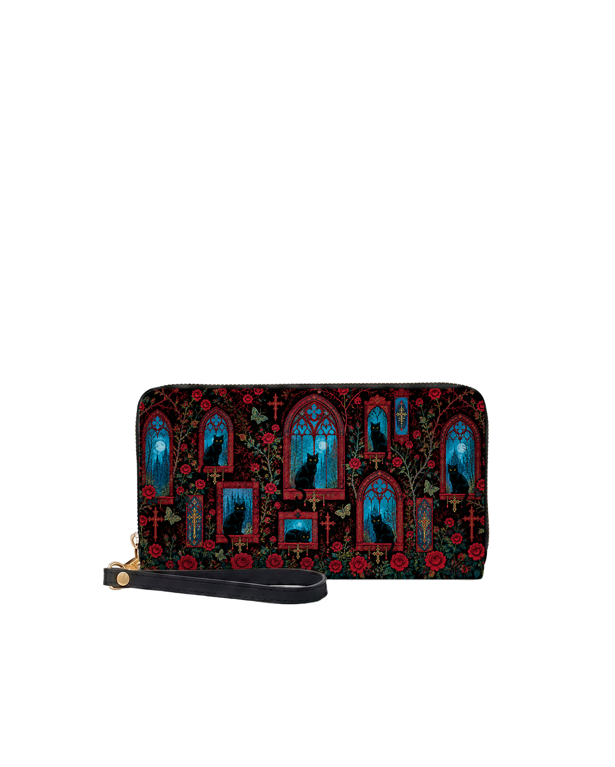 Vitrailnoir  Long Zip Wallet