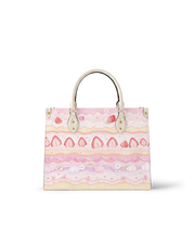 Blush Tier Leather Handbag