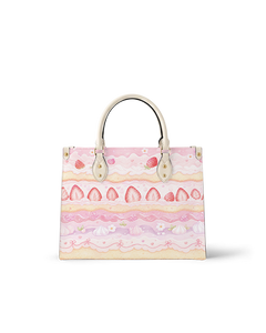Blush Tier Leather Handbag