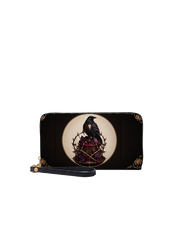 Raven Rite Long Zip Wallet