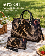 Moon Mara Leather Handbag