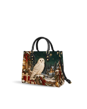 Nix Owl Leather Handbag