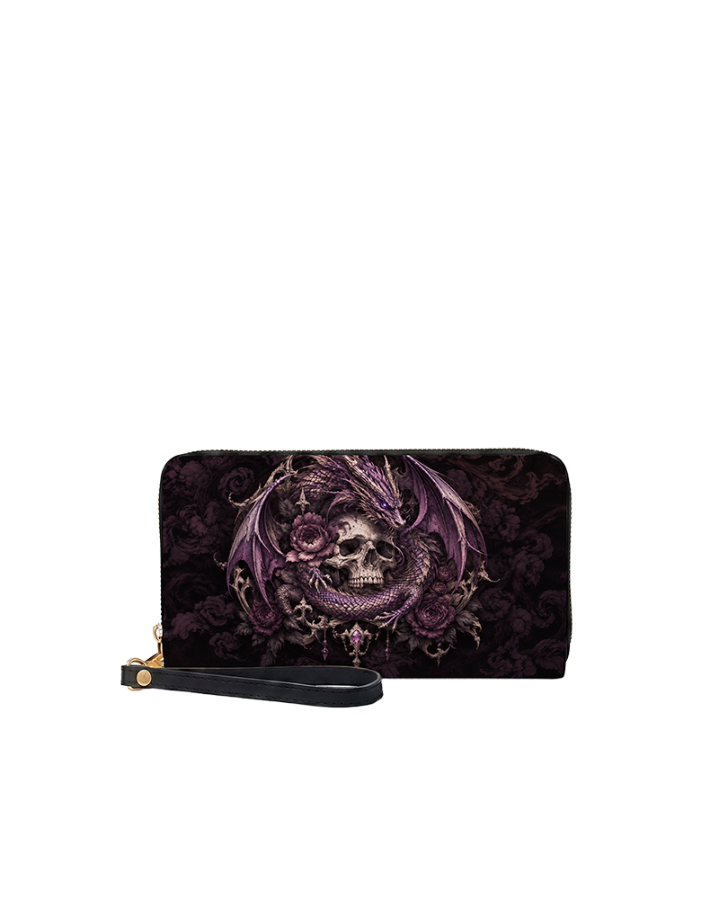 Dragon Curse Long Zip Wallet