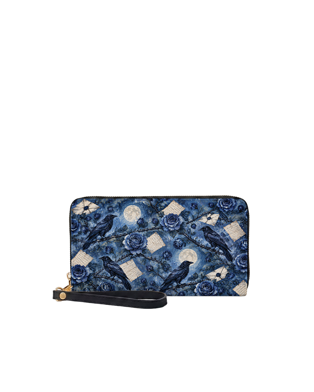 Corvinae Long Zip Wallet