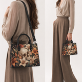 Funeral Lily Leather Handbag