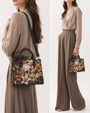 Funeral Lily Leather Handbag