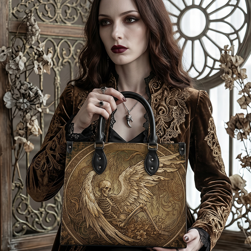 Death's Nap Leather Handbag