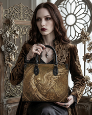 Death's Nap Leather Handbag