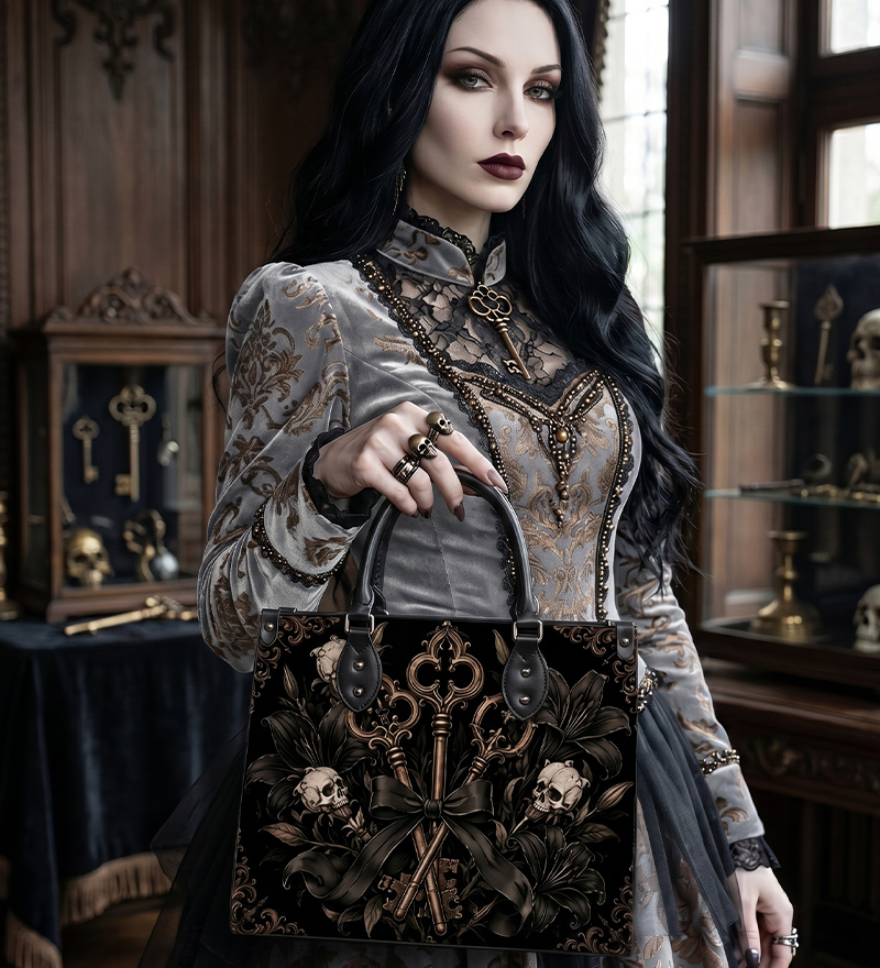 "3 keys" Leather Handbag