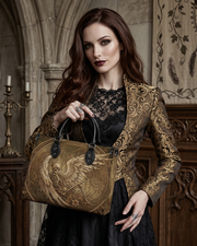 Death's Nap Leather Handbag