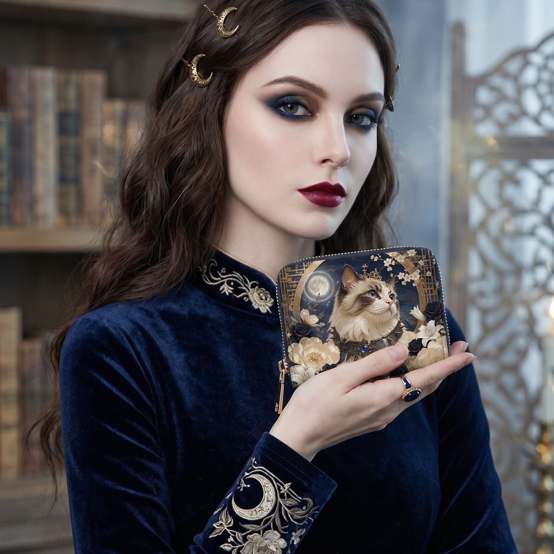 Lunar Ragdoll Mini Wallet
