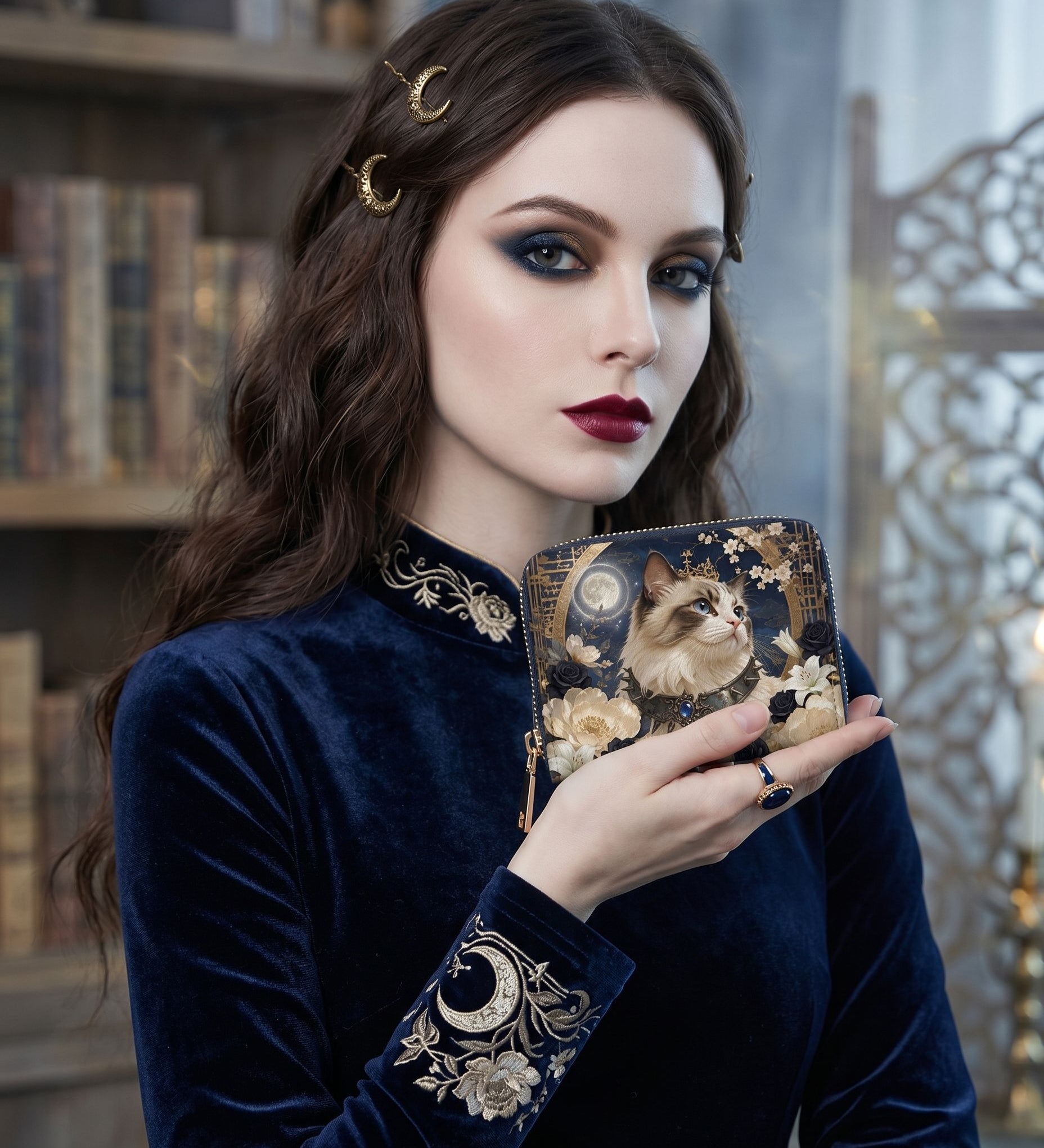 Lunar Ragdoll Mini Wallet