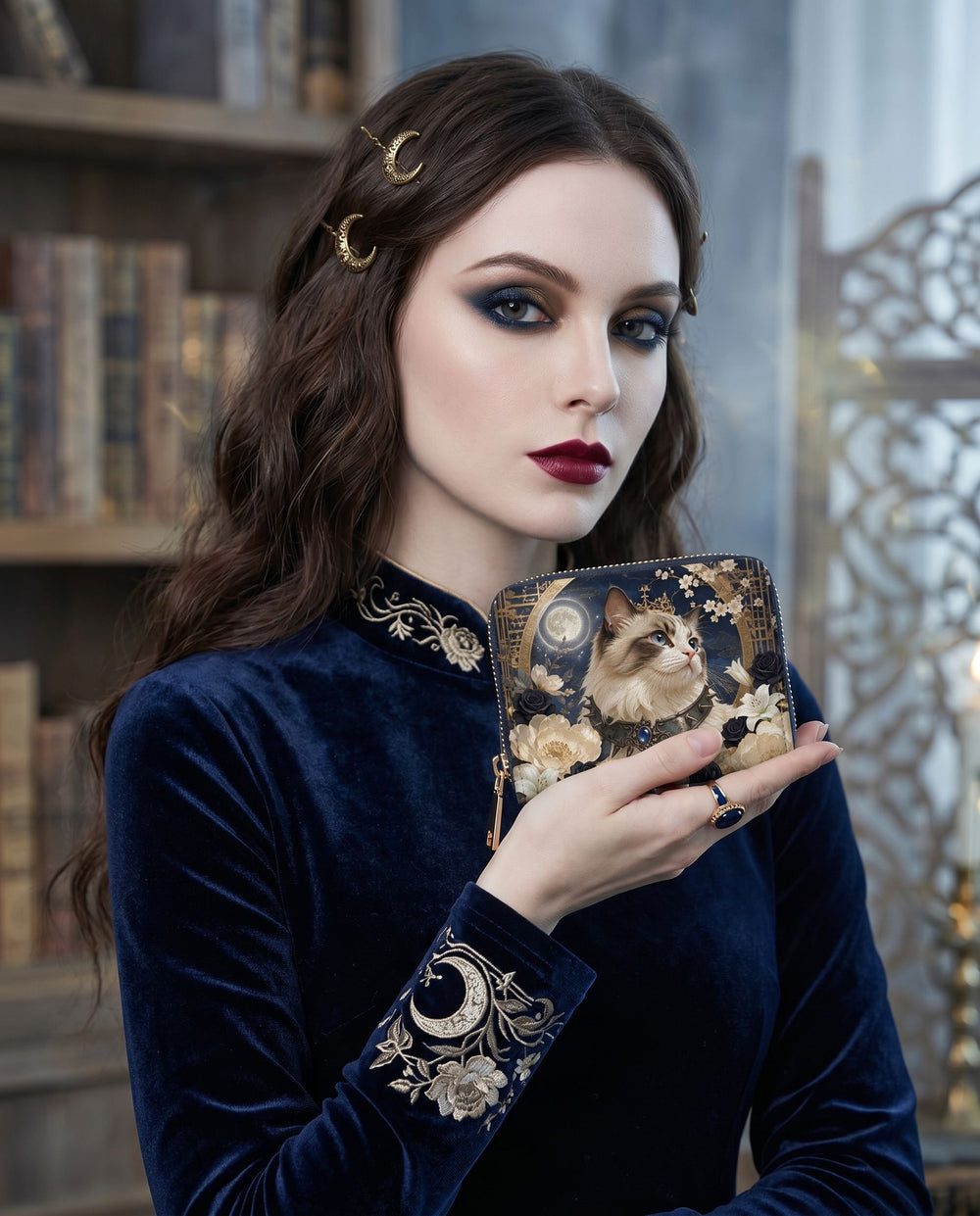 Lunar Ragdoll Mini Wallet