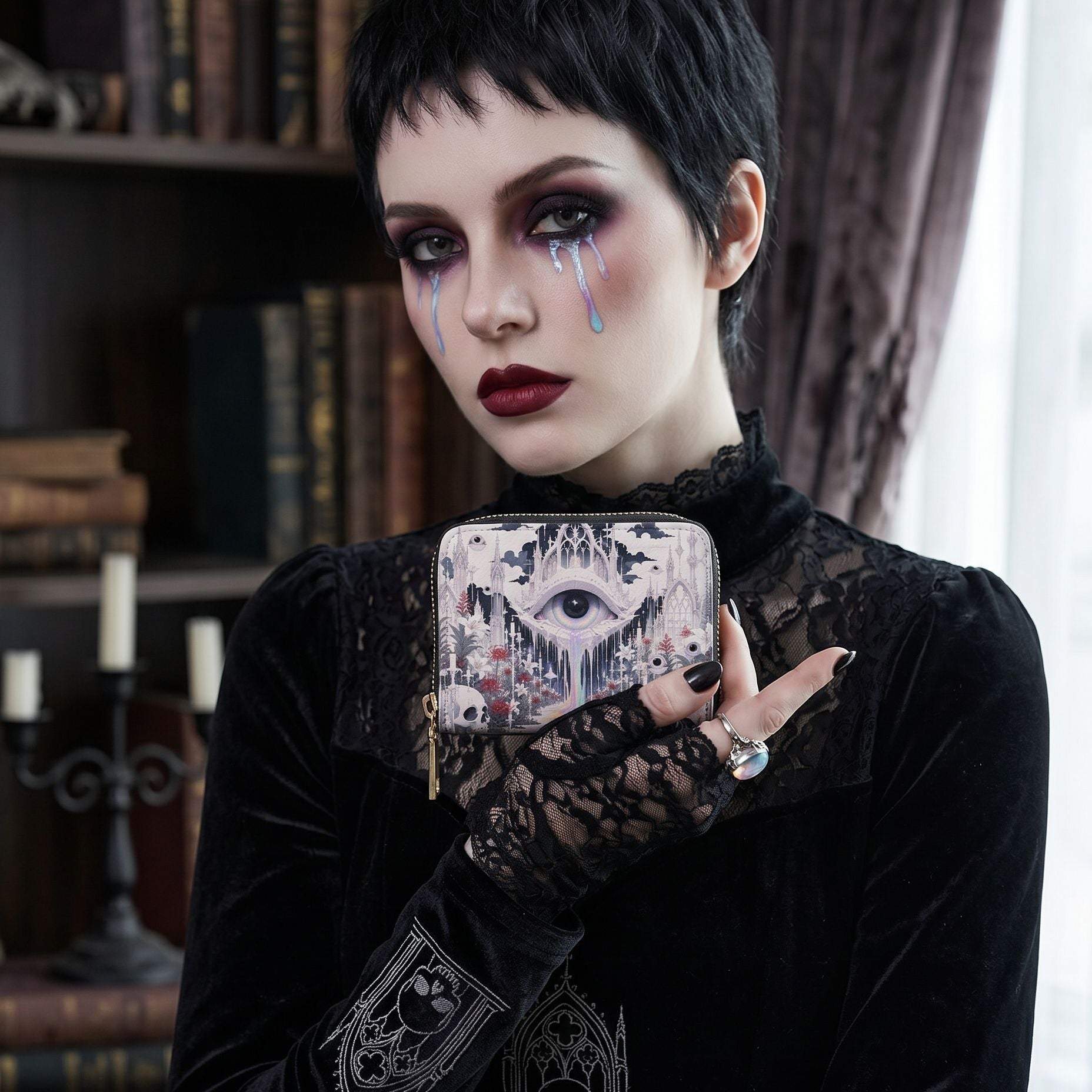 Tearful Iris Mini Wallet
