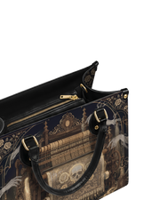 Necroweave Leather Handbag