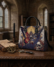 Time Relic Leather Handbag