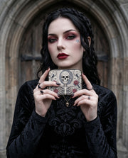 Bone Scroll Mini Wallet