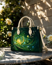 Moonwood Swirl Leather Handbag