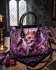 Purple Reign Leather Handbag