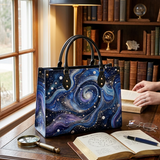 StarryMuse Leather Handbag