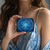 Circle Dolphin Tides(Clarity) Mini Wallet