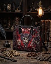 Vicious Puppet Leather Handbag