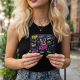 DIY "Paint-Your-Own" Rebel Bunny Bag (Paints Not Included) Mini Wallet