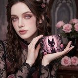 Pink Noir Cat Mini Wallet