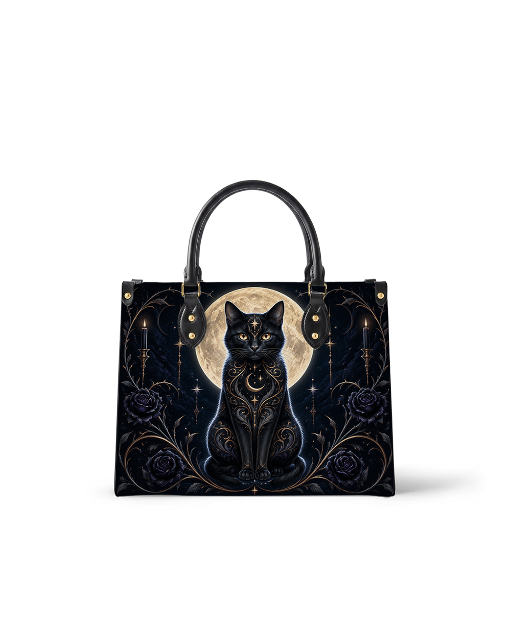 Moon Oracle Leather Handbag
