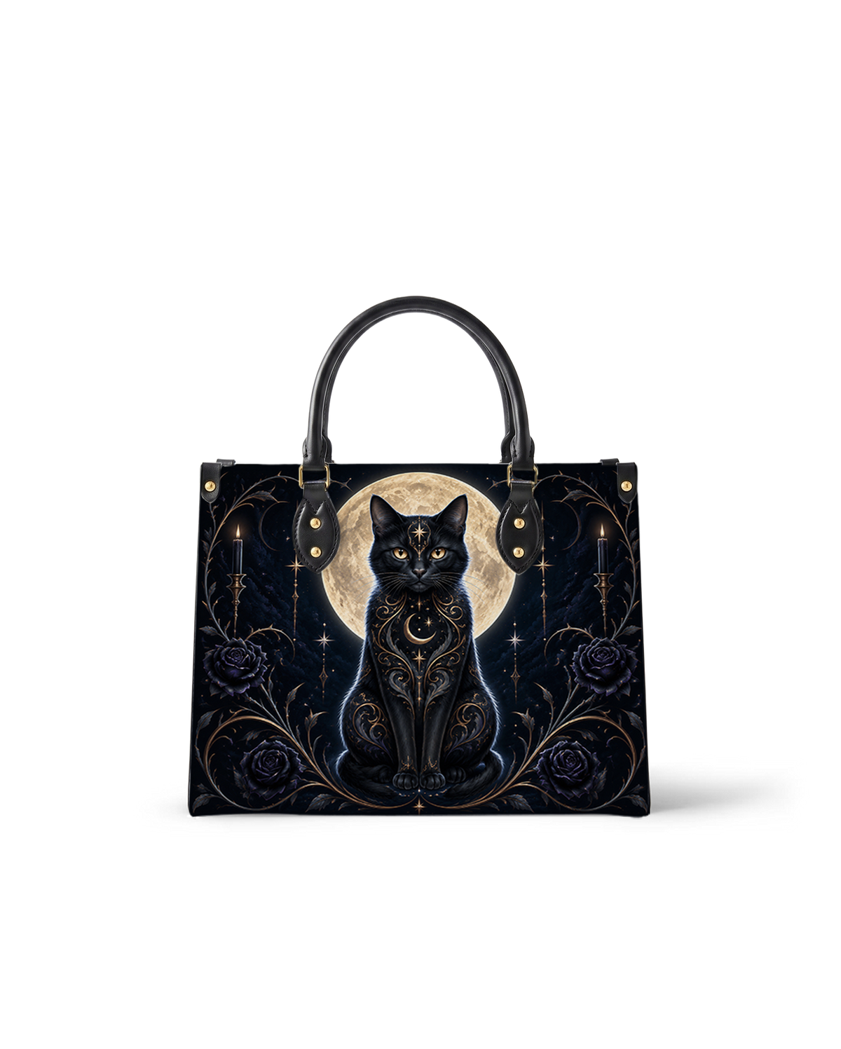 Moon Oracle Leather Handbag