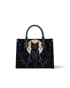 Moon Oracle Leather Handbag