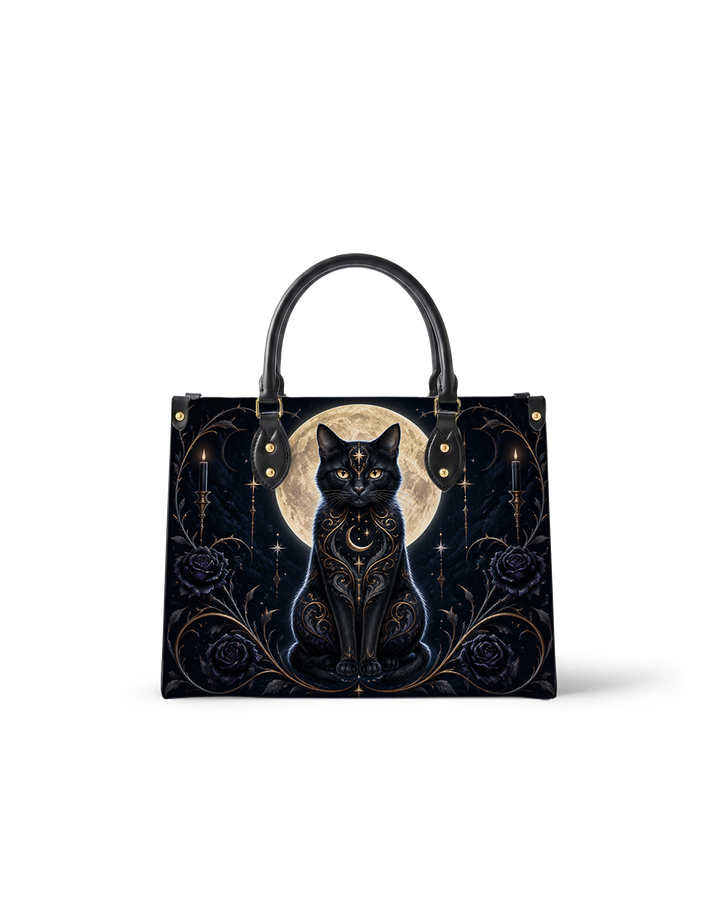 Moon Oracle Leather Handbag