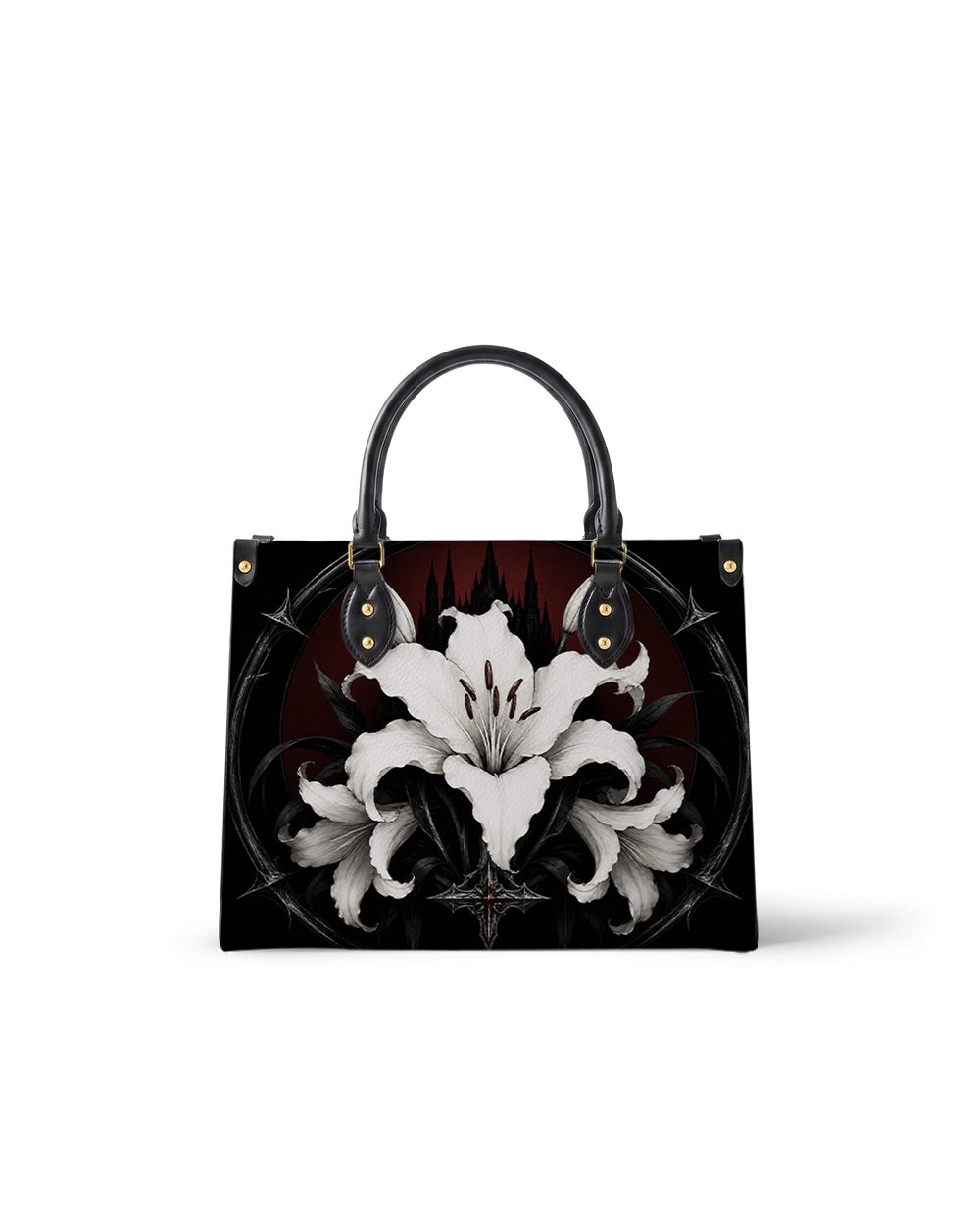 Thorn Lily Leather Handbag