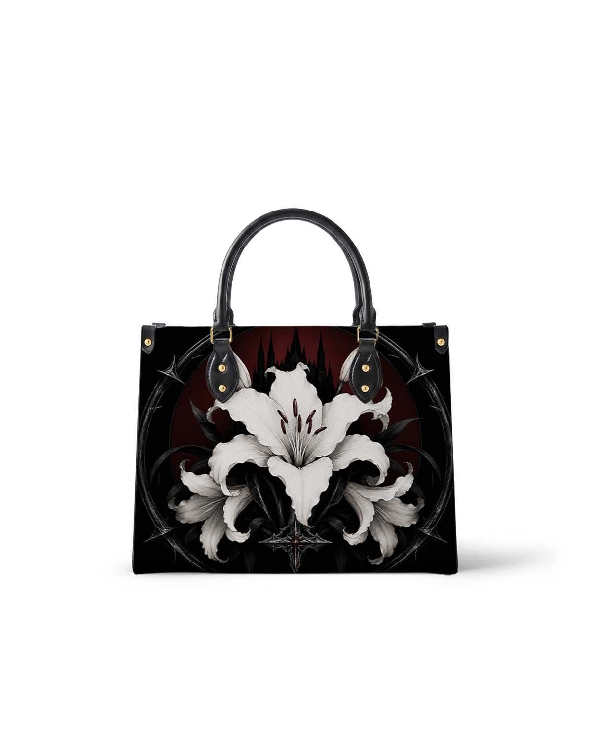 Thorn Lily Leather Handbag
