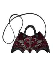 Crimson Covenant Bat Wing Bag