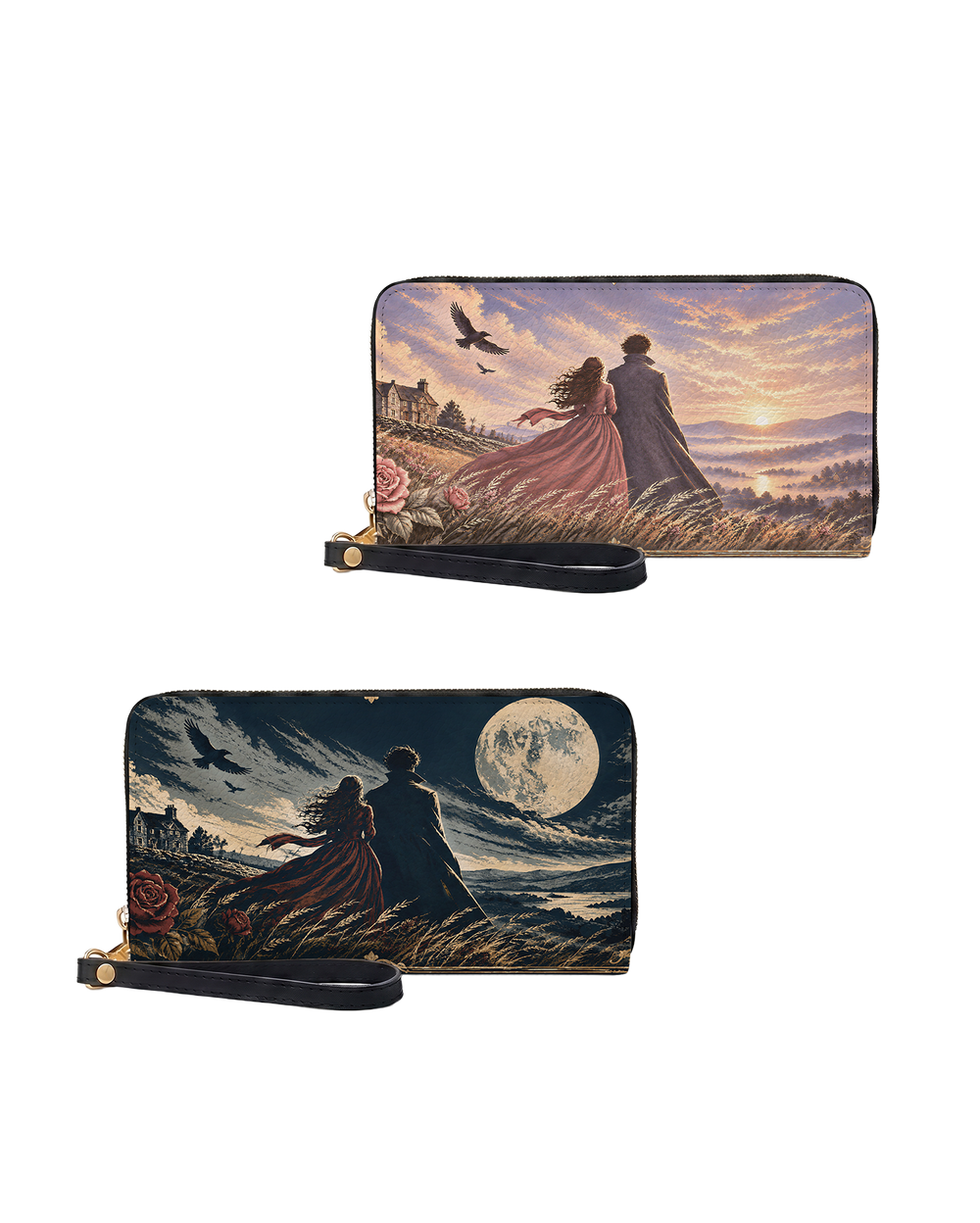Fading Devotion  Long Zip Wallet