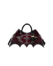 Crimson Covenant Bat Wing Bag