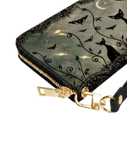 Nocturne Feline Long Zip Wallet