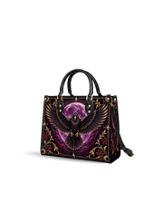Raven Selenity Leather Handbag
