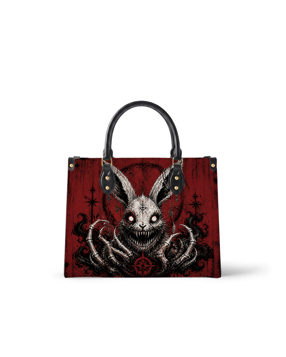 Tenebris Vael Leather Handbag