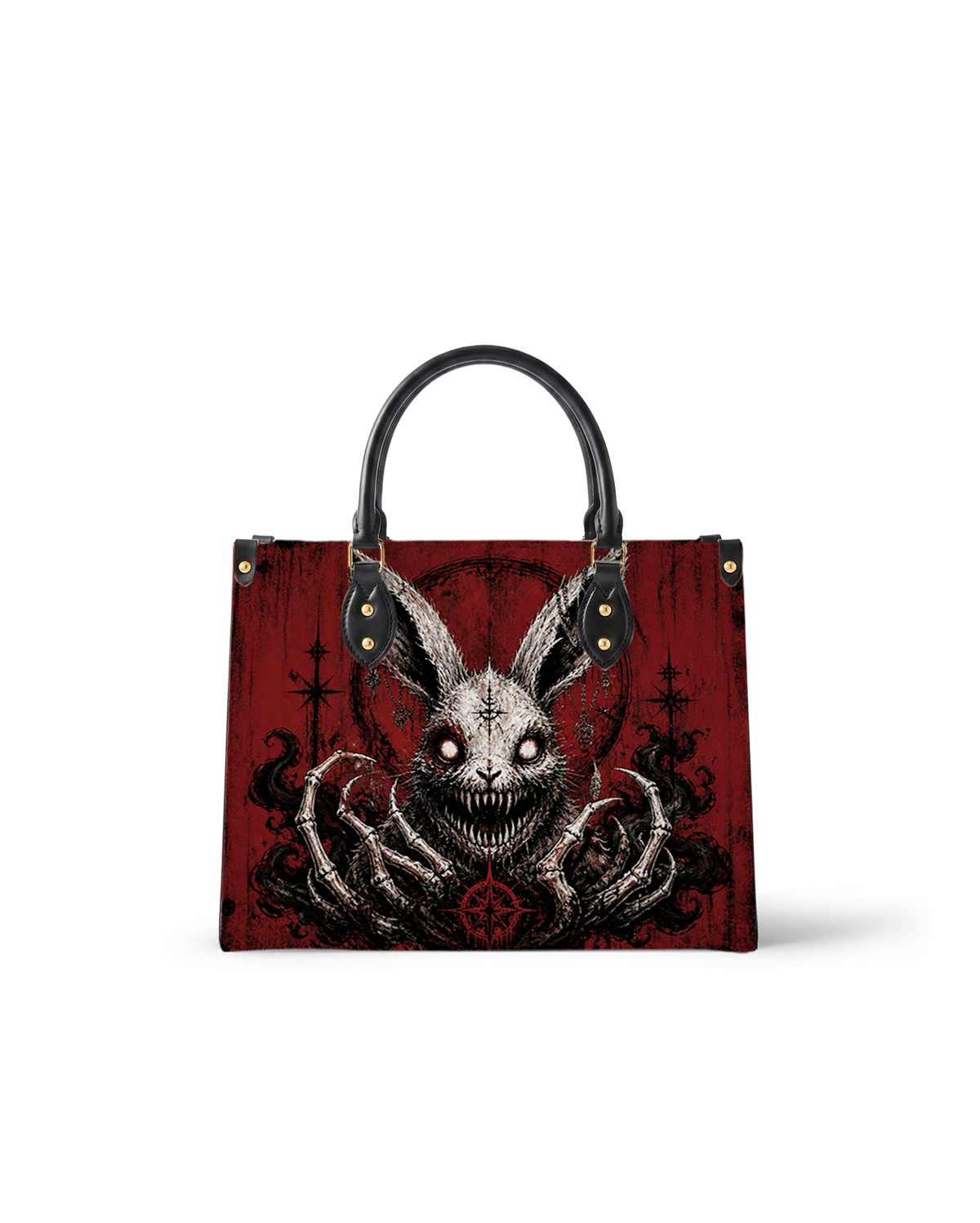 Tenebris Vael Leather Handbag