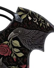 Obsidian Plume Bat Wing Bag
