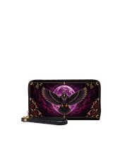 Raven Selenity Long Zip Wallet