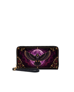 Raven Selenity Long Zip Wallet