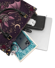 Wing Grimoire Leather Handbag