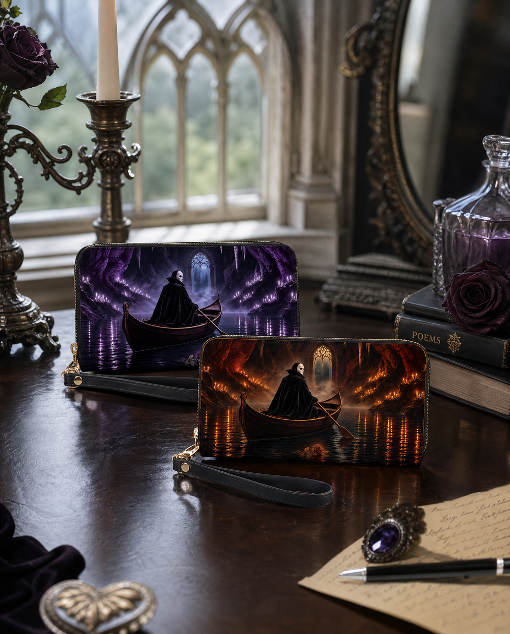 Styx Long Zip Wallet