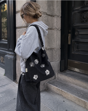 Twilight Metallic Blossom Handbag